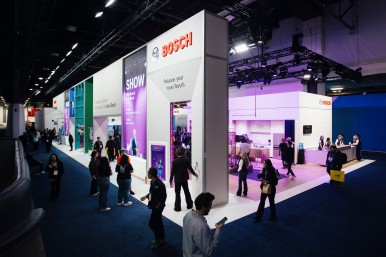Bosch booth at the CES 2026