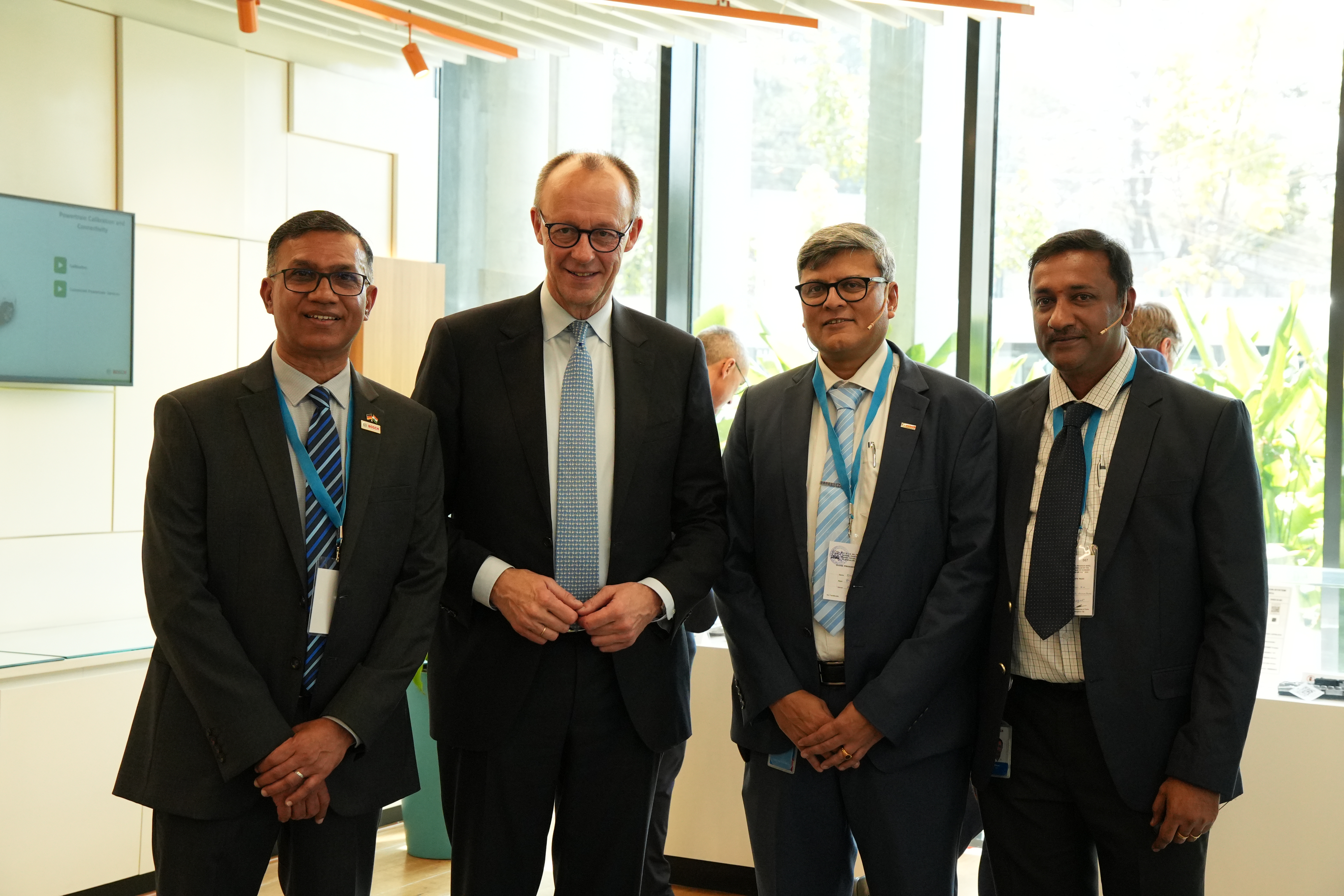 Chancellor Friedrich Merz visits Bosch in India, Bengaluru 