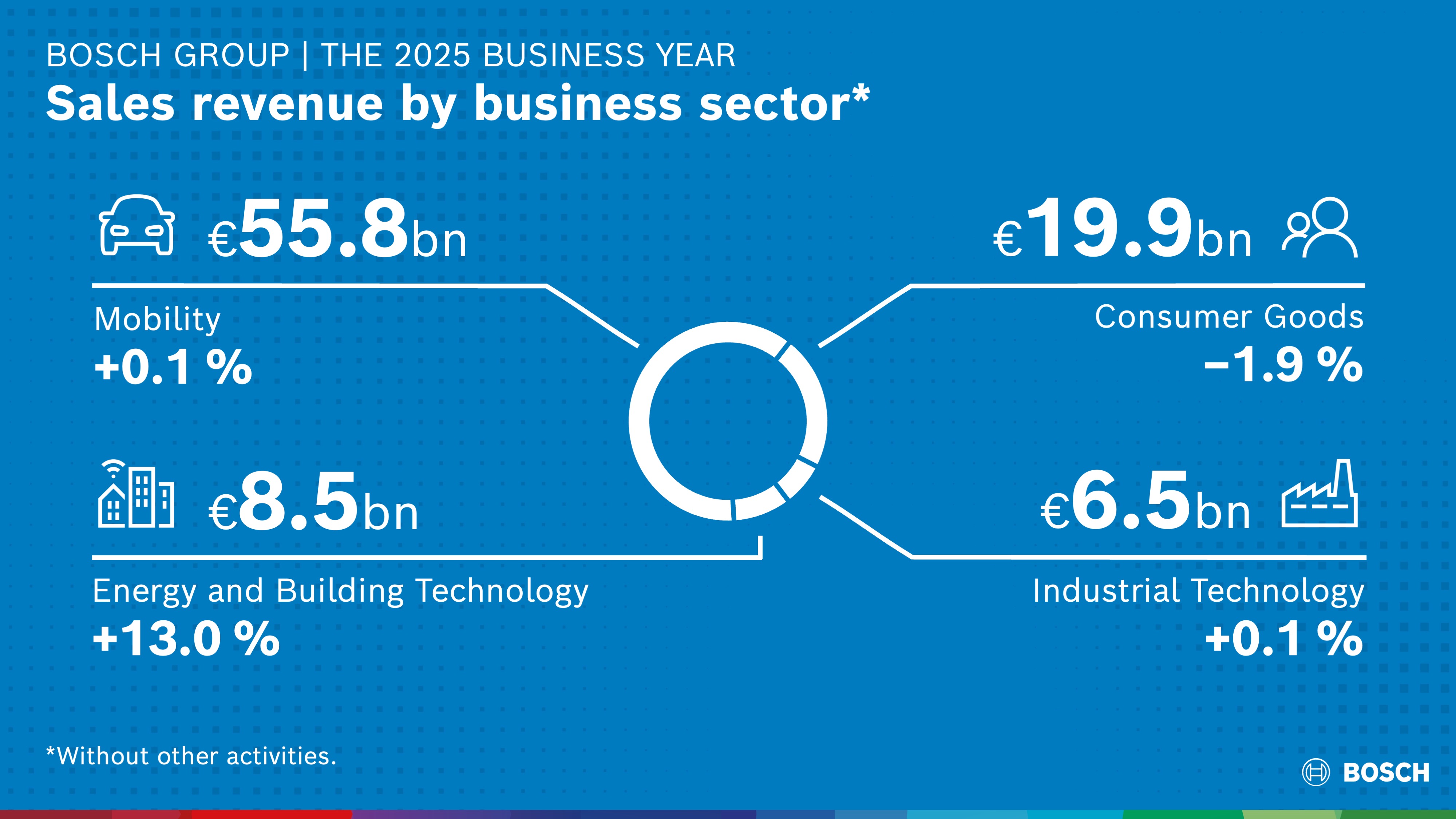 Business year 2025: Sales by business sector