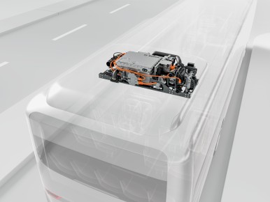 Fuel cell system for city buses