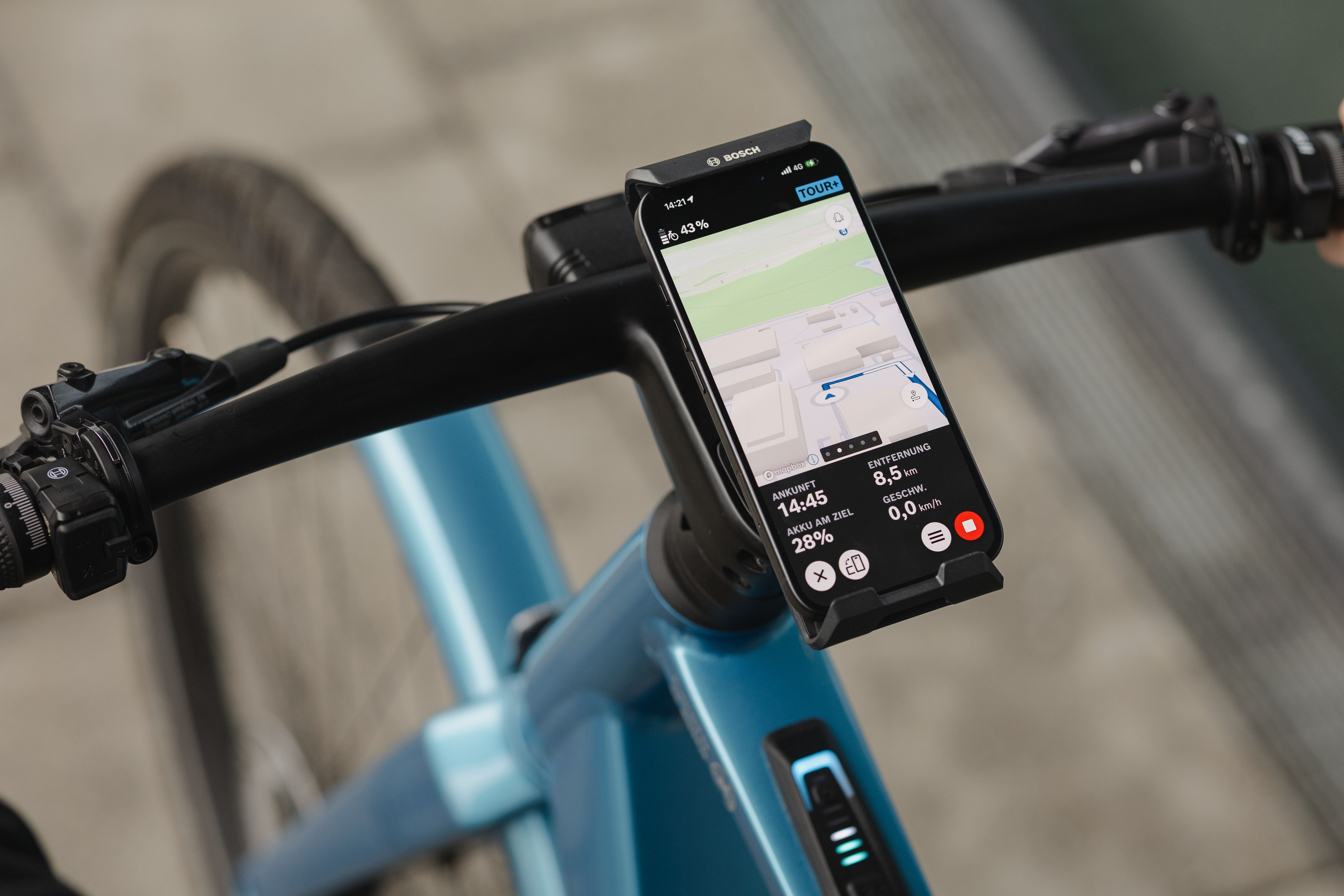 Smartphone als eBike-Display im Hochformat: SmartphoneGrip Vertical