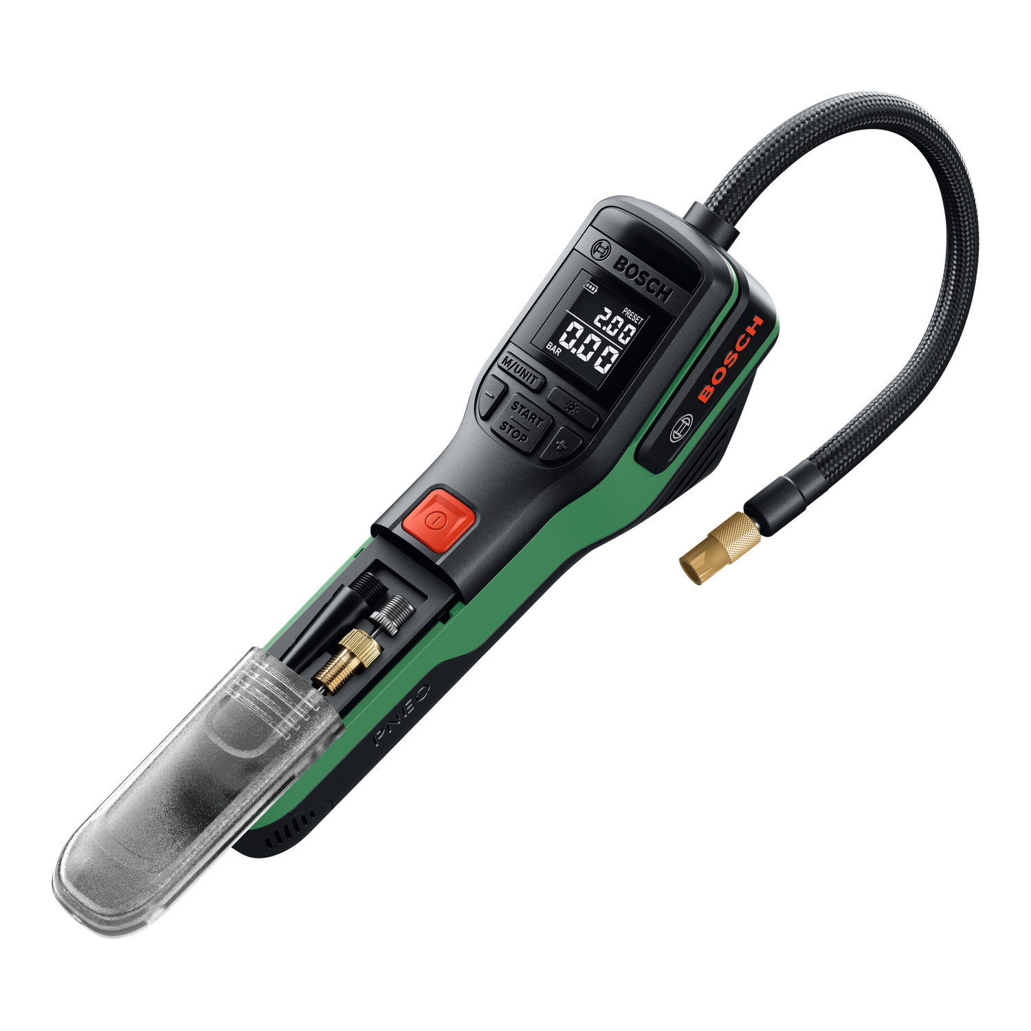 Pneo: The portable air pump for use at home or when traveling