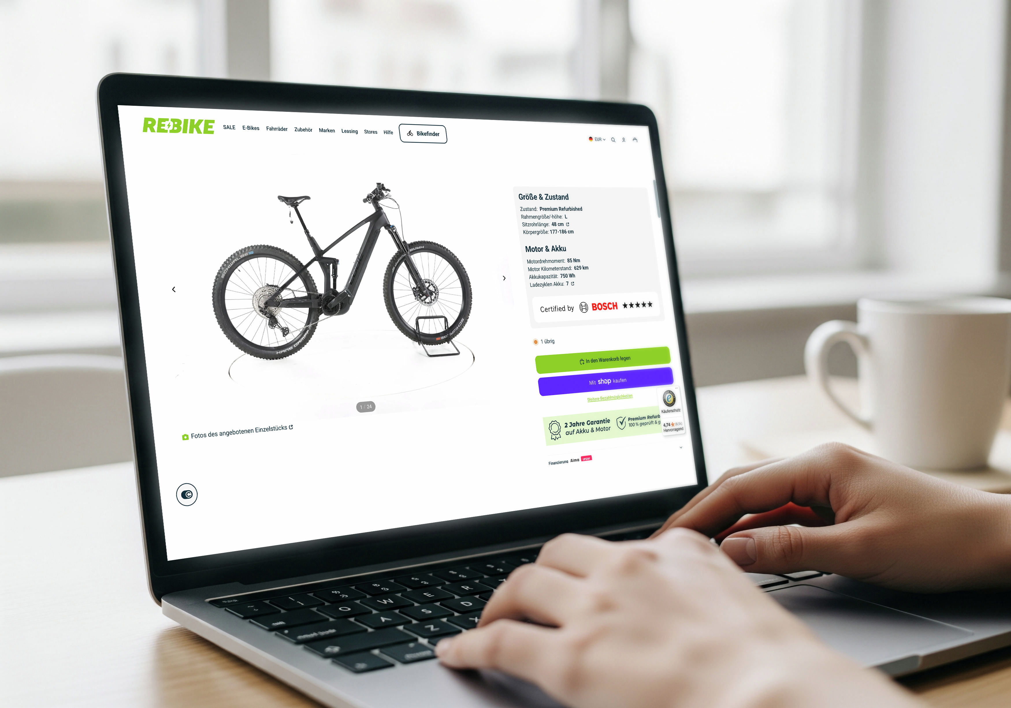 Rebike als erster Partner
