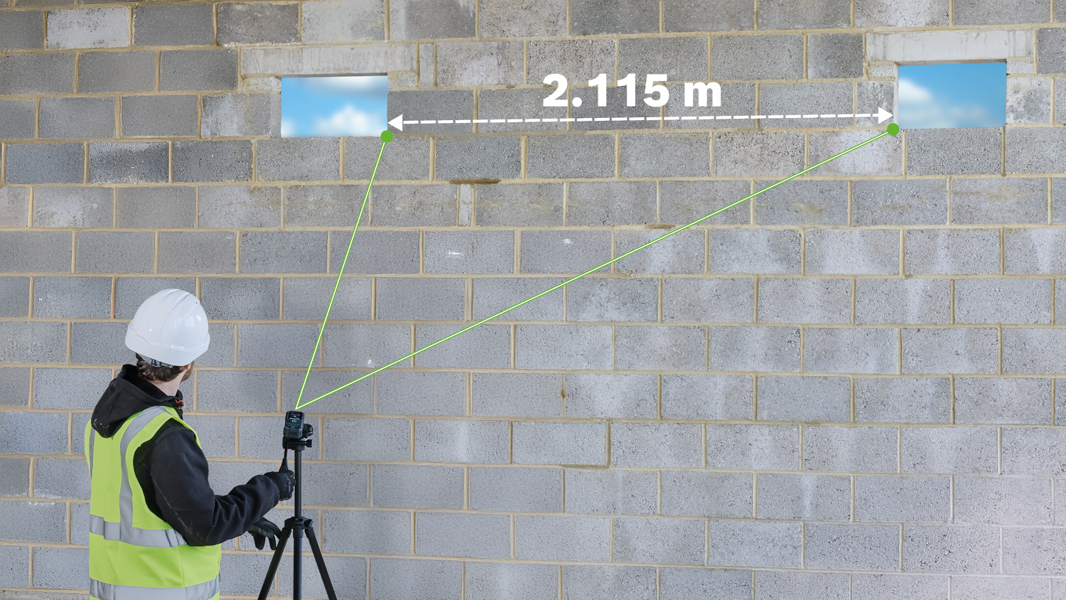 Neuer Laser-Entfernungsmesser EXPERT EXLM100-39CG von Bosch:  Komplexe Daten in Echtzeit dank Dynamic Sensor Fusion Technologie