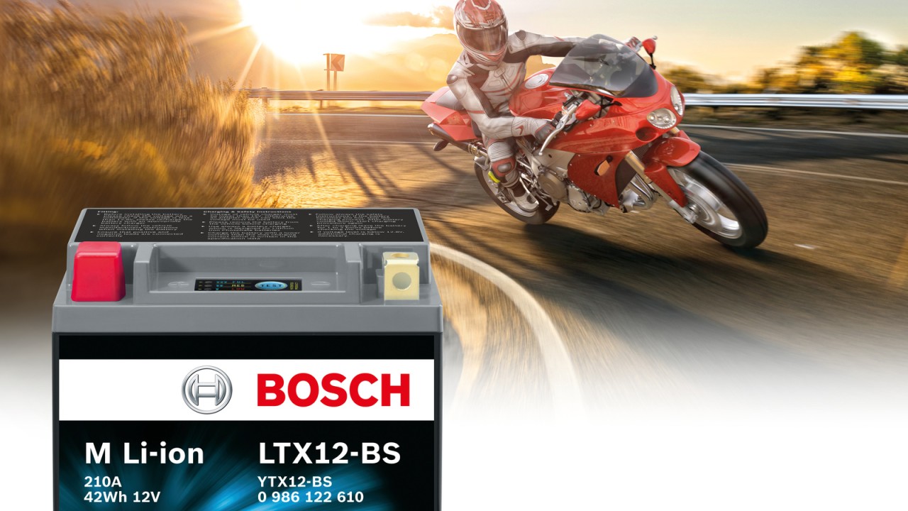 M Liion New powerful Bosch twowheeler battery with lithiumion