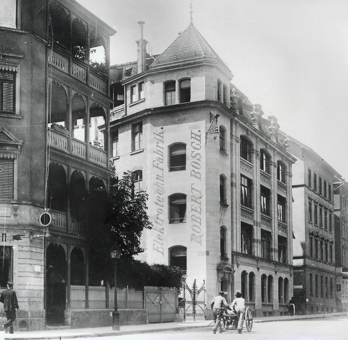 Bosch's first factory in Stuttgart, 1901, taken in 1931 Bosch Media