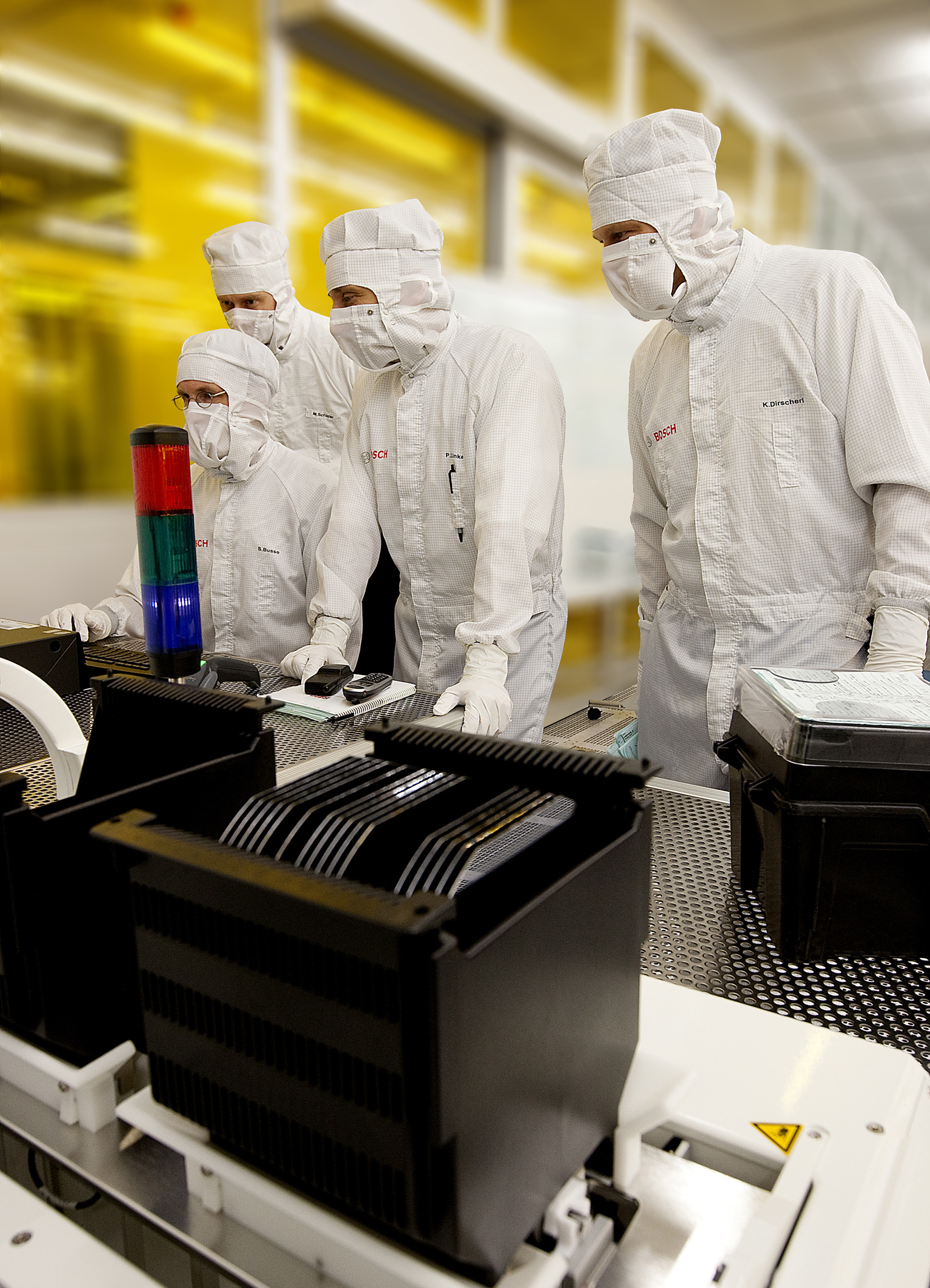 Waferfertigung in der Bosch-Halbleiterfabrik