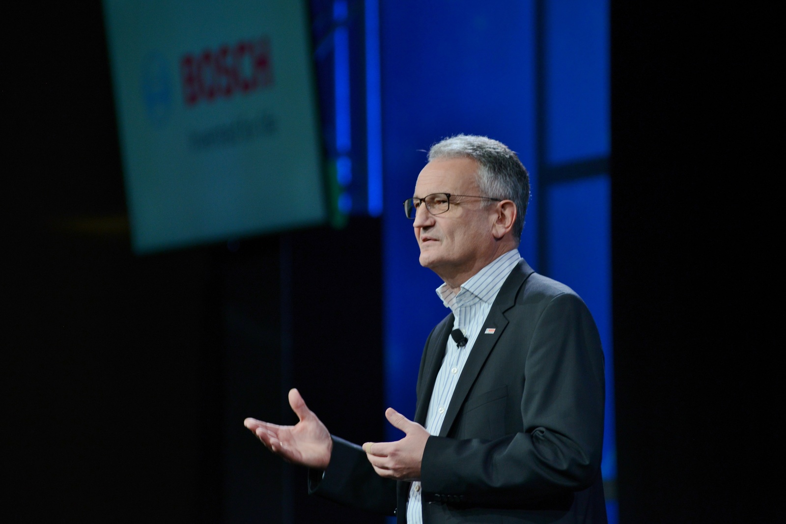 Bosch-Pressekonferenz auf der CES 2017 mit Geschäftsführer Dr. Werner Struth