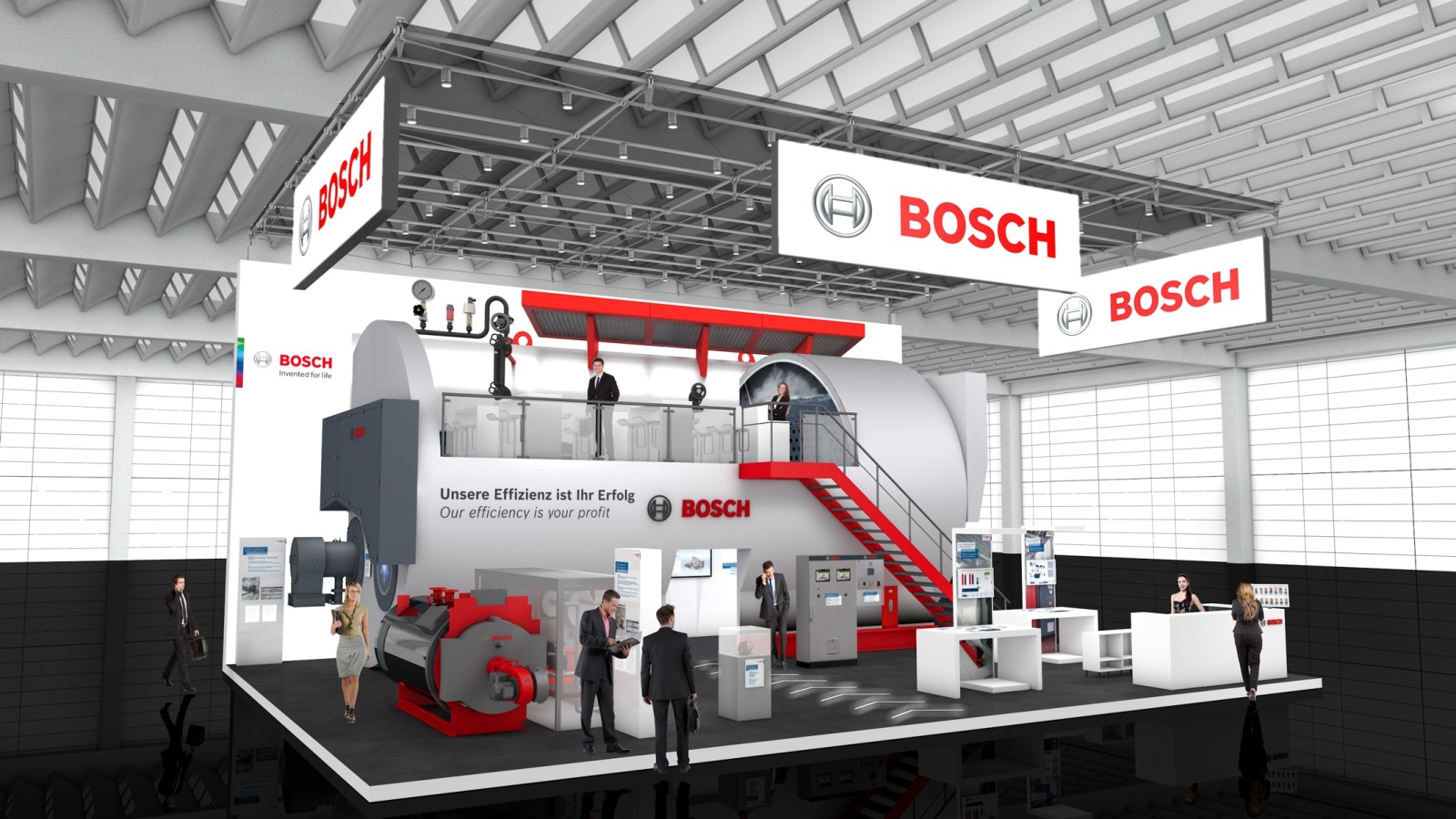 Largest boiler from Bosch as highlight at the trade fair Bosch Media