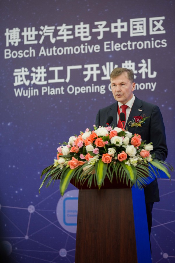 Components for the connected future Bosch opens new electronic plant
