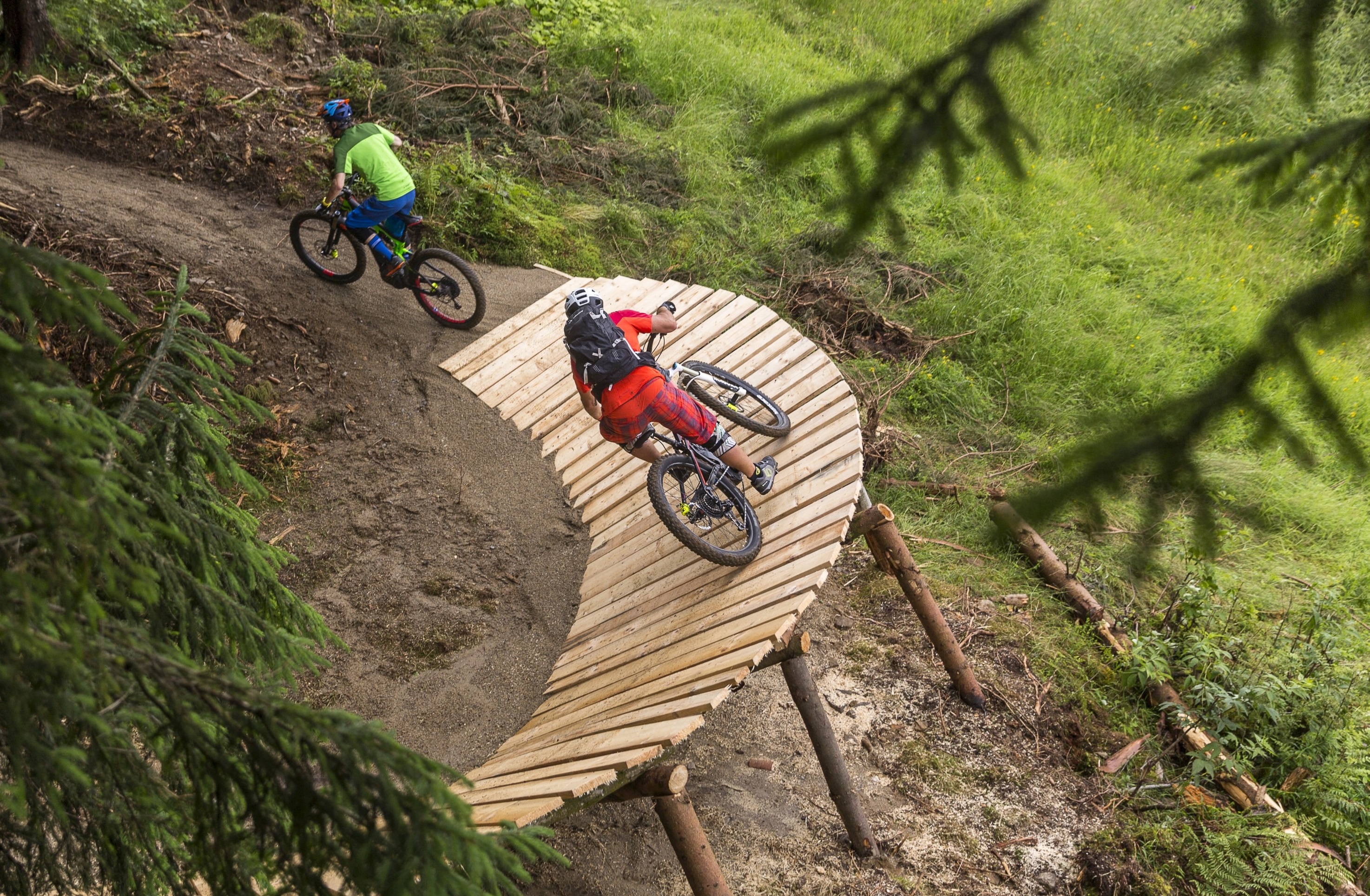 Weltweit erster Bosch eBike Uphill Flow Trail