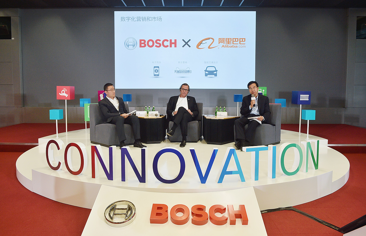 Jahrespressekonferenz von Bosch China mit Fokus auf vernetzten Innovationen