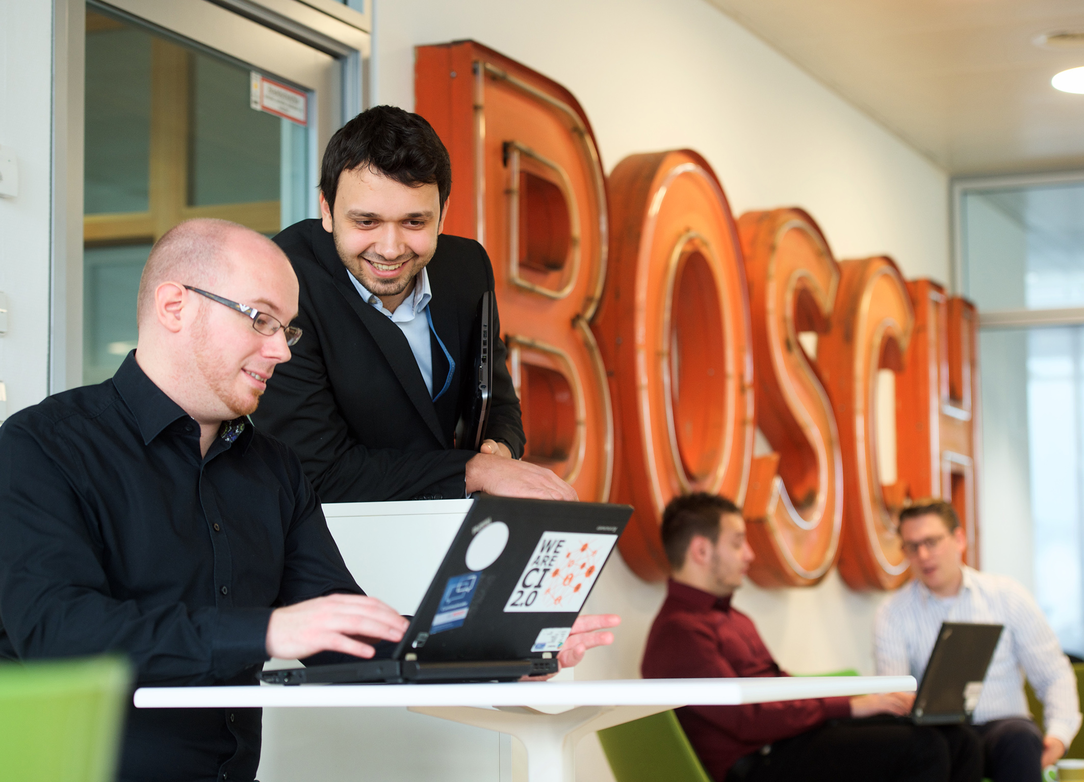 Bosch: Mitarbeiter am Arbeitsplatz