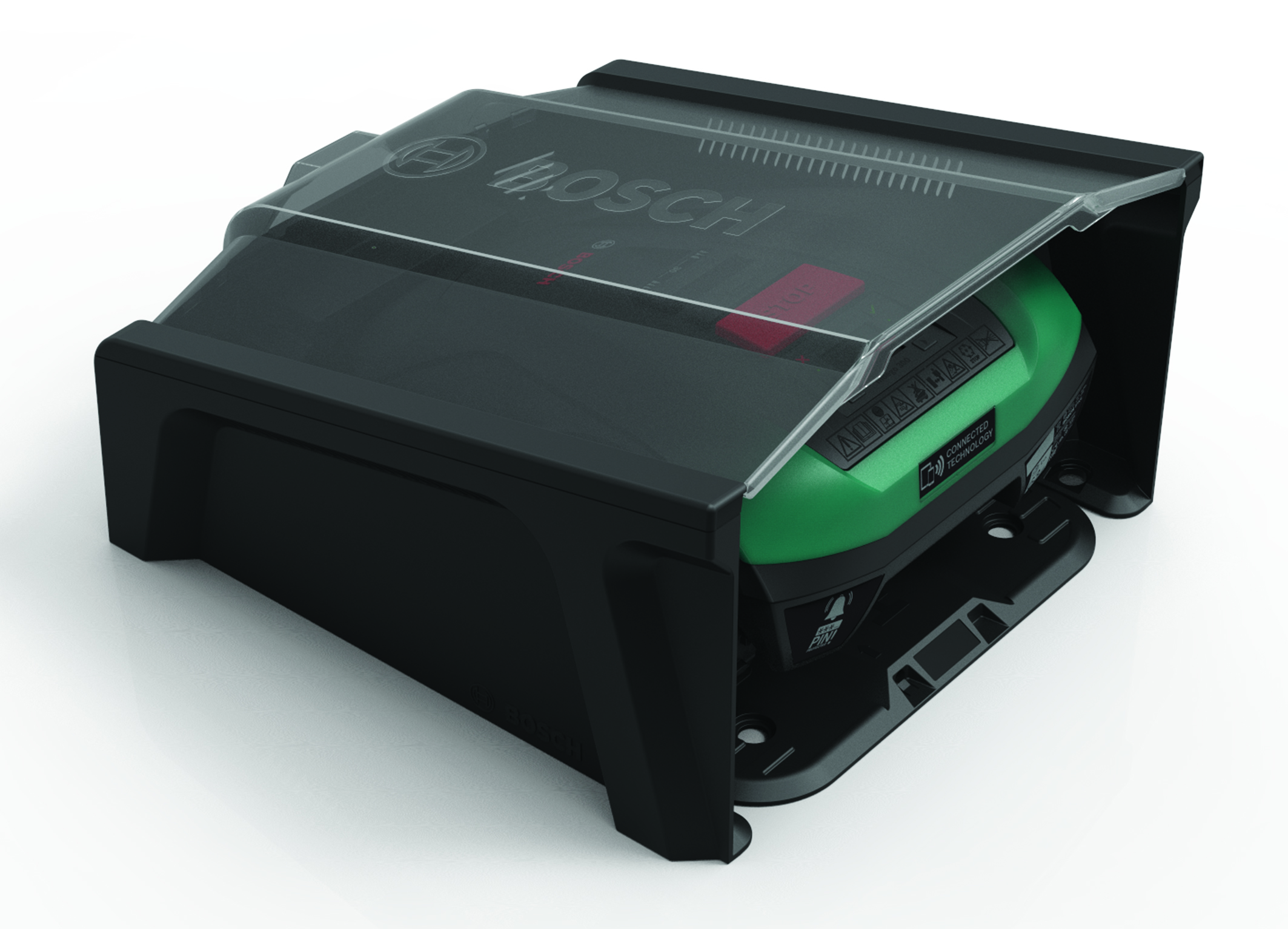 Additional protection for the new Indego: The Indego Garage for robotic lawnmowers from Bosch 