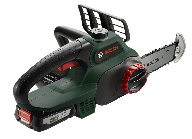 Saw with particular comfort and control Convenient 18 volt chainsaw from Bosch Bosch Media