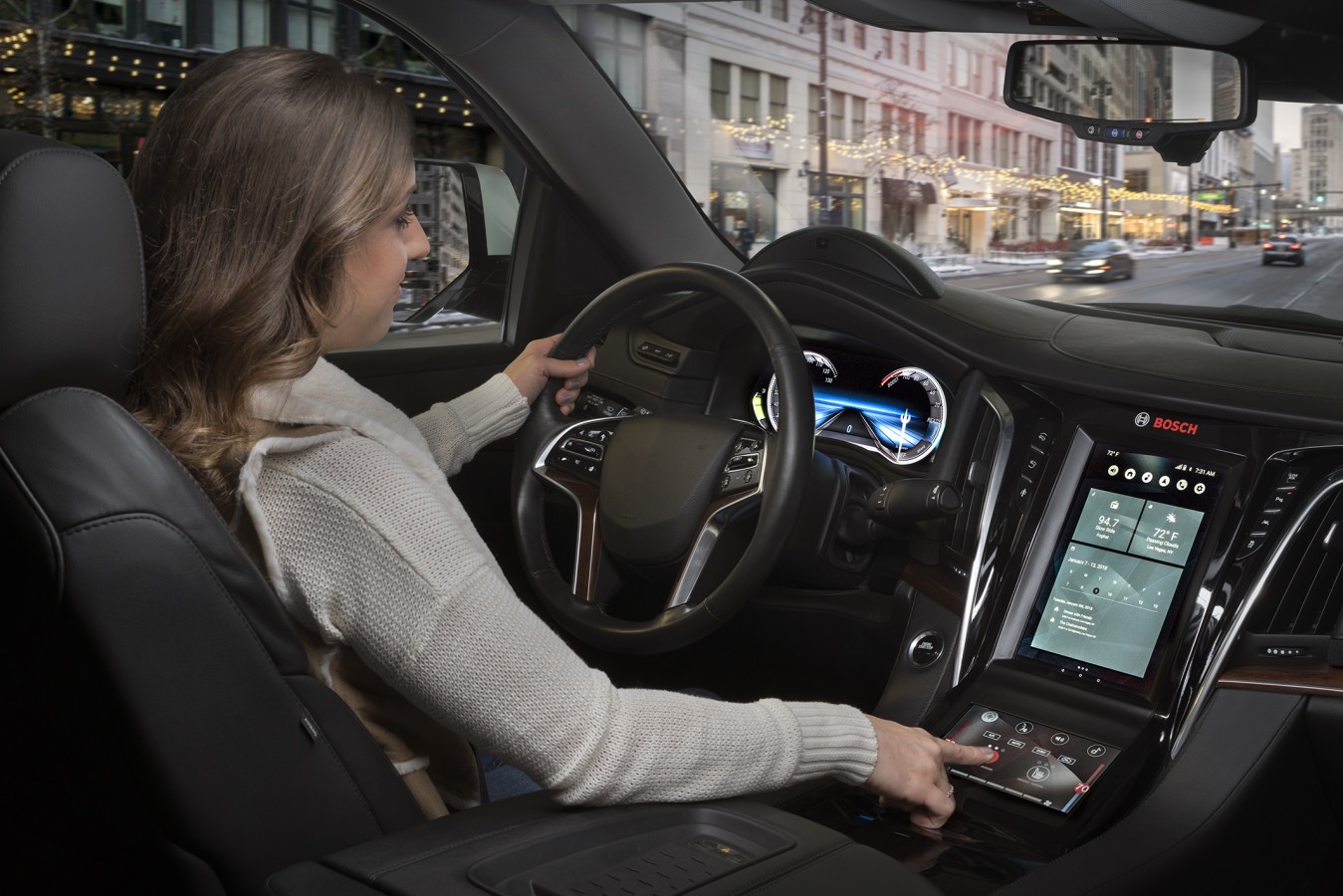 Bosch unclutters vehicle cockpit Bosch Media Service