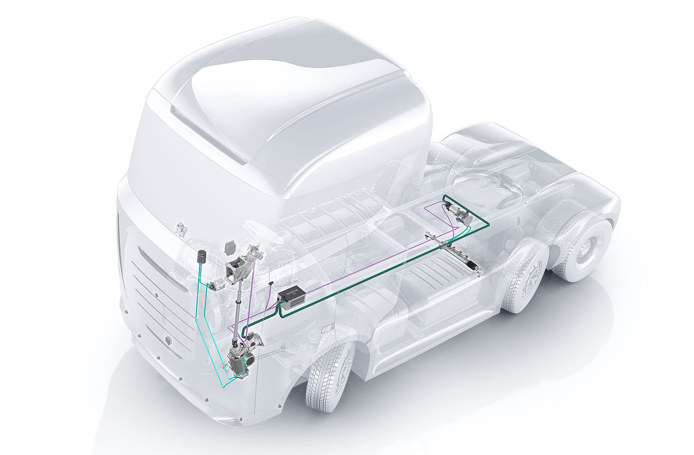 Electro-hydraulic steering system Servotwin