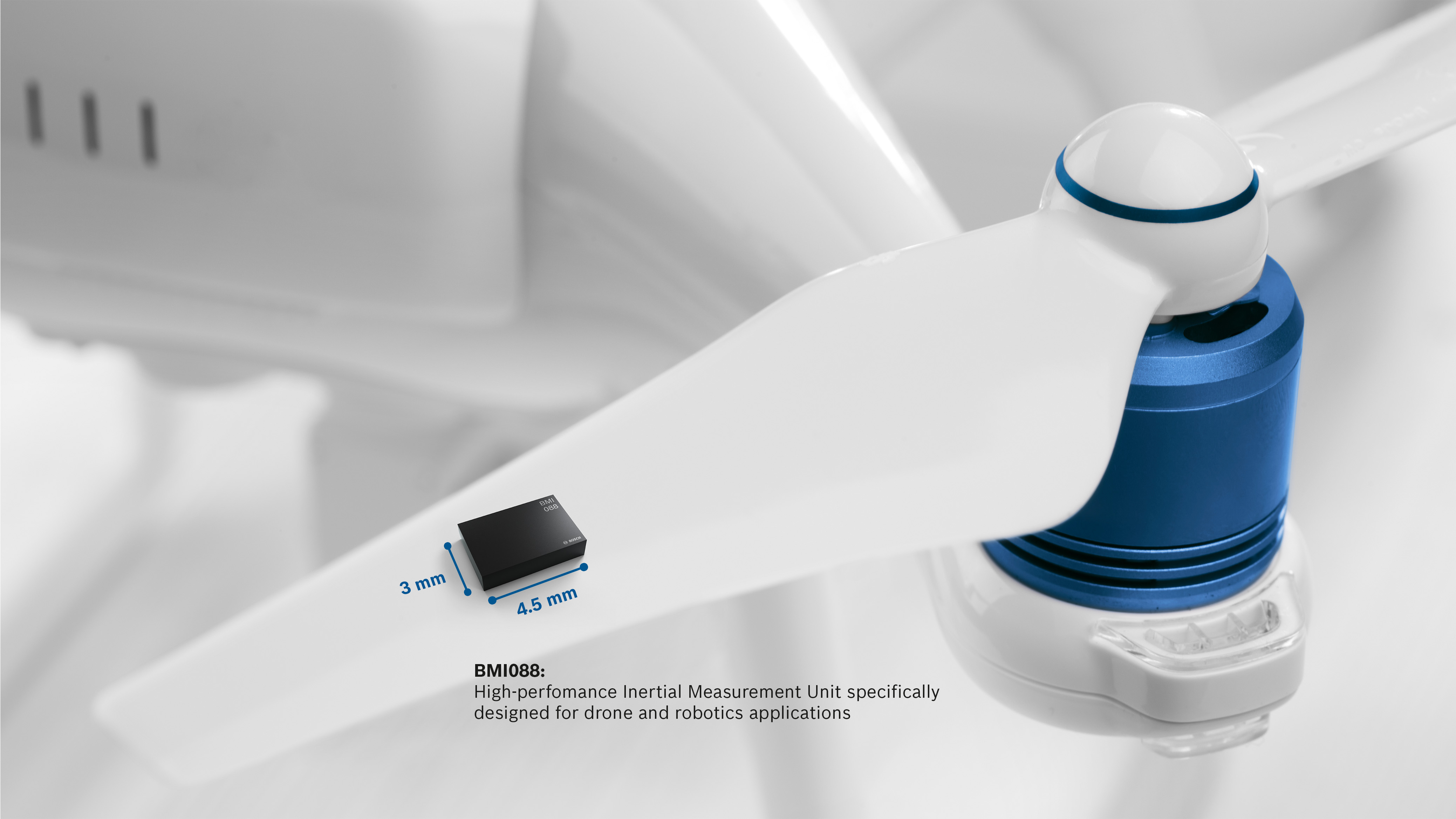 High-performance IMU for drone and robotics applications