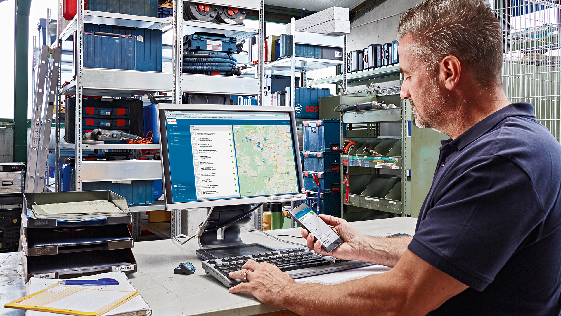 Simpler Operation Better Overview Trackmytools From Bosch With