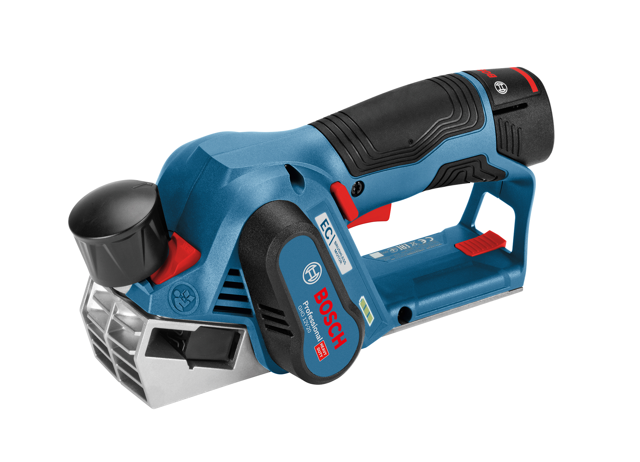 The only cordless planer with 12 V: the GHO 12V-20 Professional from Bosch 