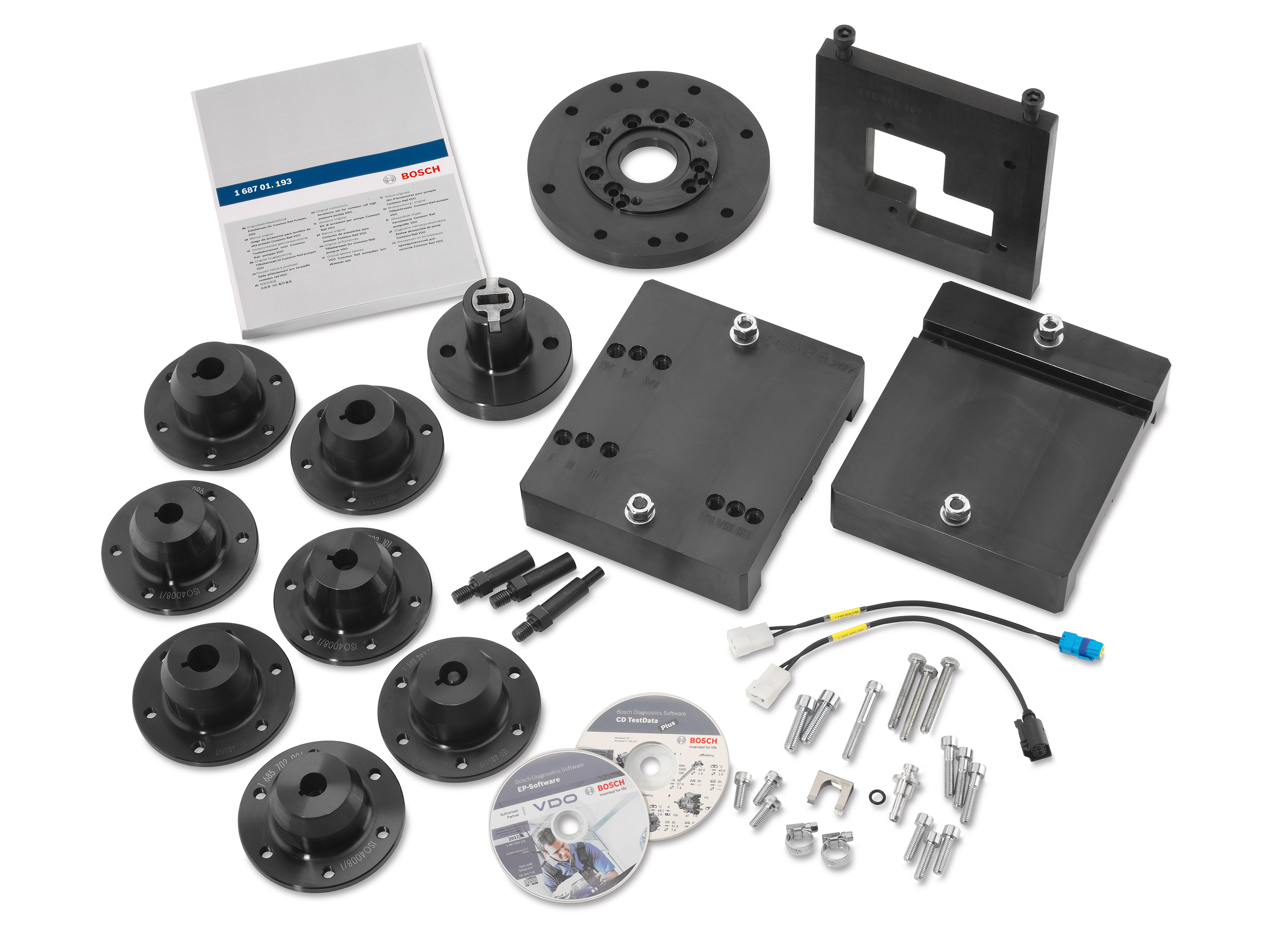 Bosch VDO Kit eingebaut in Bosch EPS 708 Dieselprüfstand