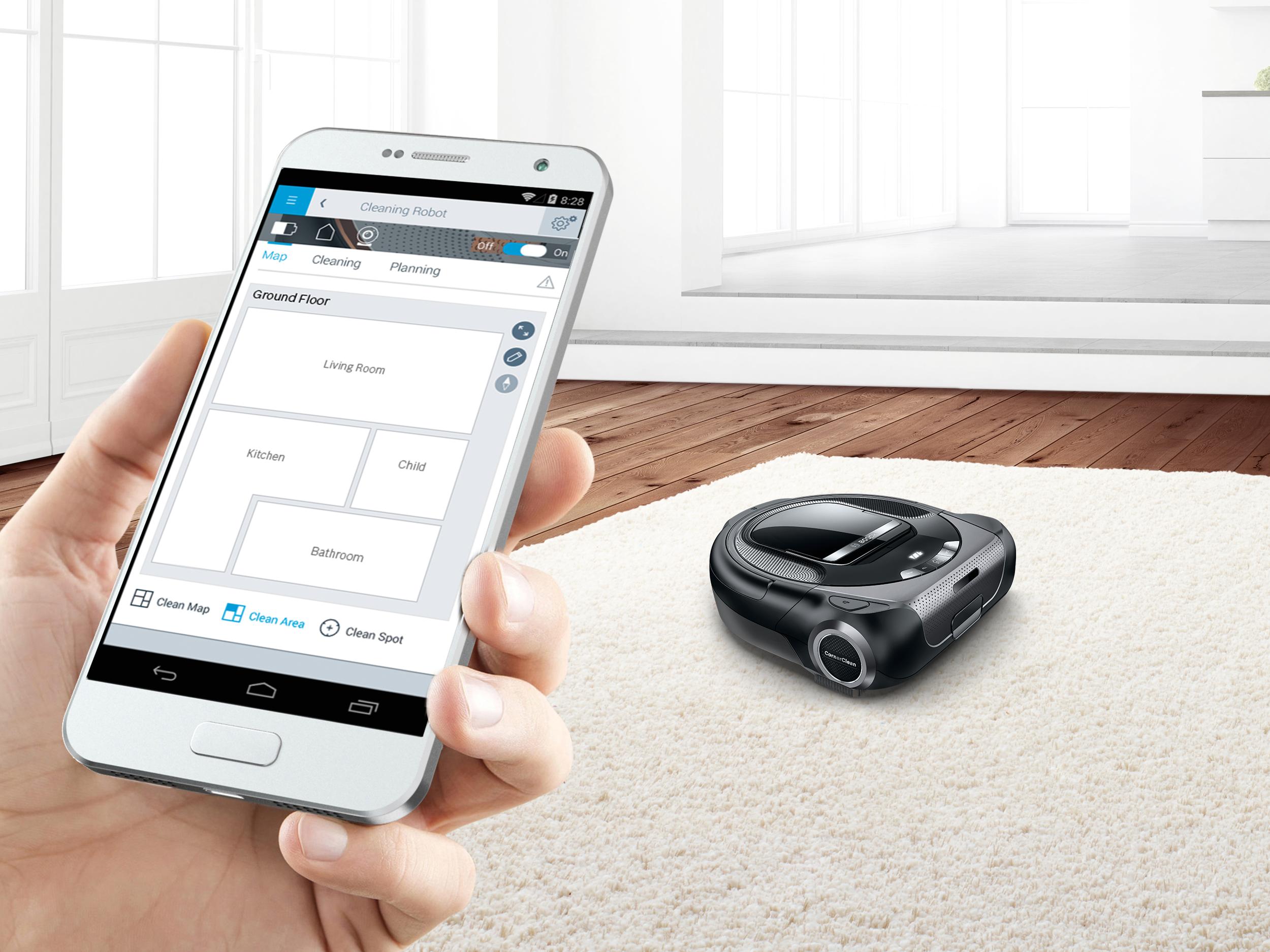 Roxxter : The powerful vacuum cleaner robot from Bosch