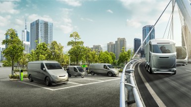 Stad, platteland, snelweg: Bosch baant de weg voor klimaatneutraal transport