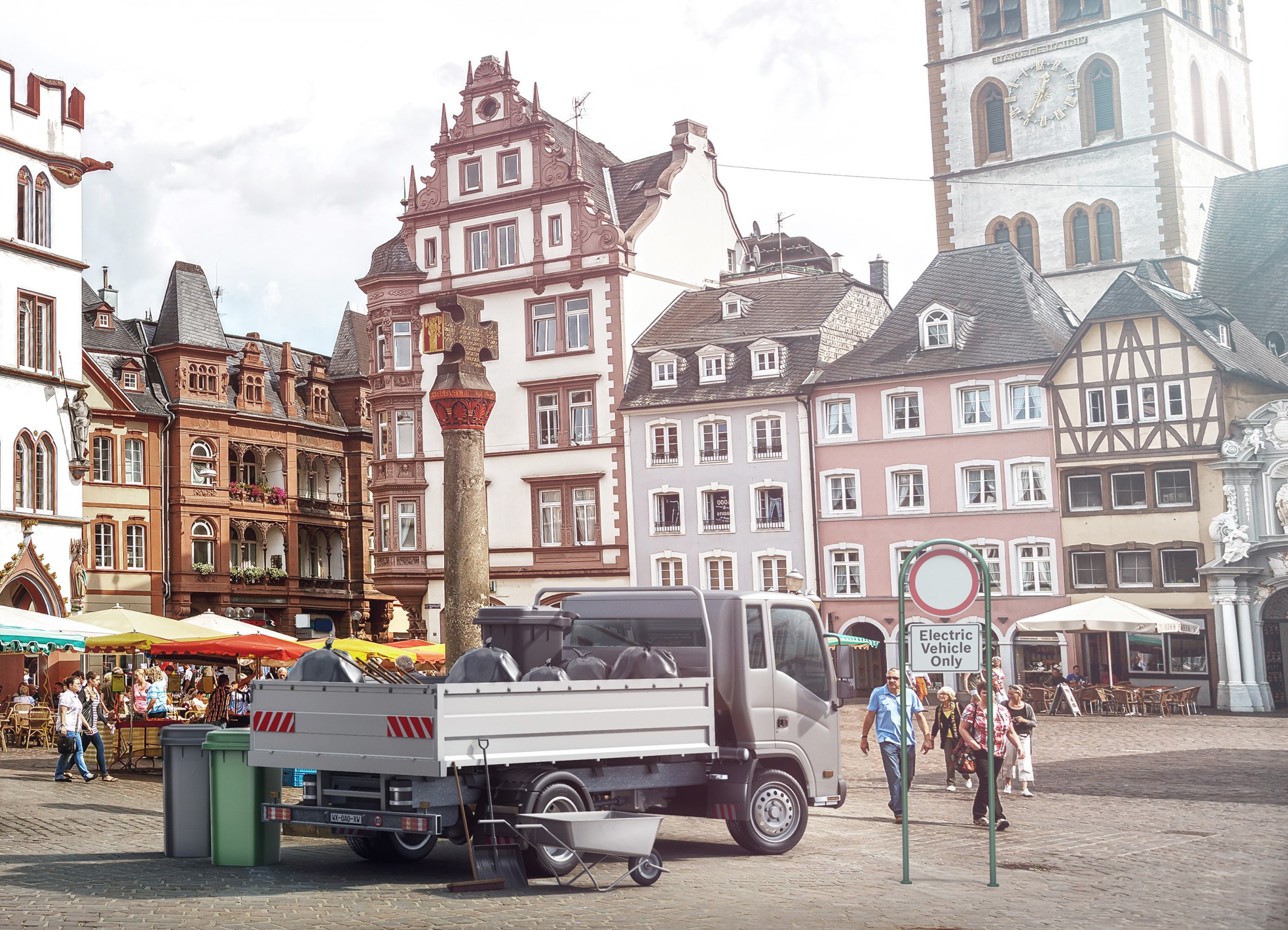 Electric powertrain solutions for light commercial vehicles from Bosch