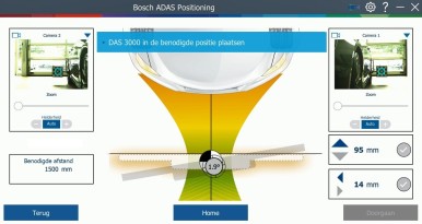 Innovations dans le dispositif de calibration ADAS caméras et radars Bosch DAS 3000