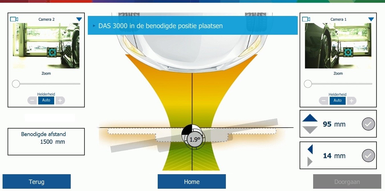 Innovations dans le dispositif de calibration ADAS caméras et radars Bosch DAS 3000