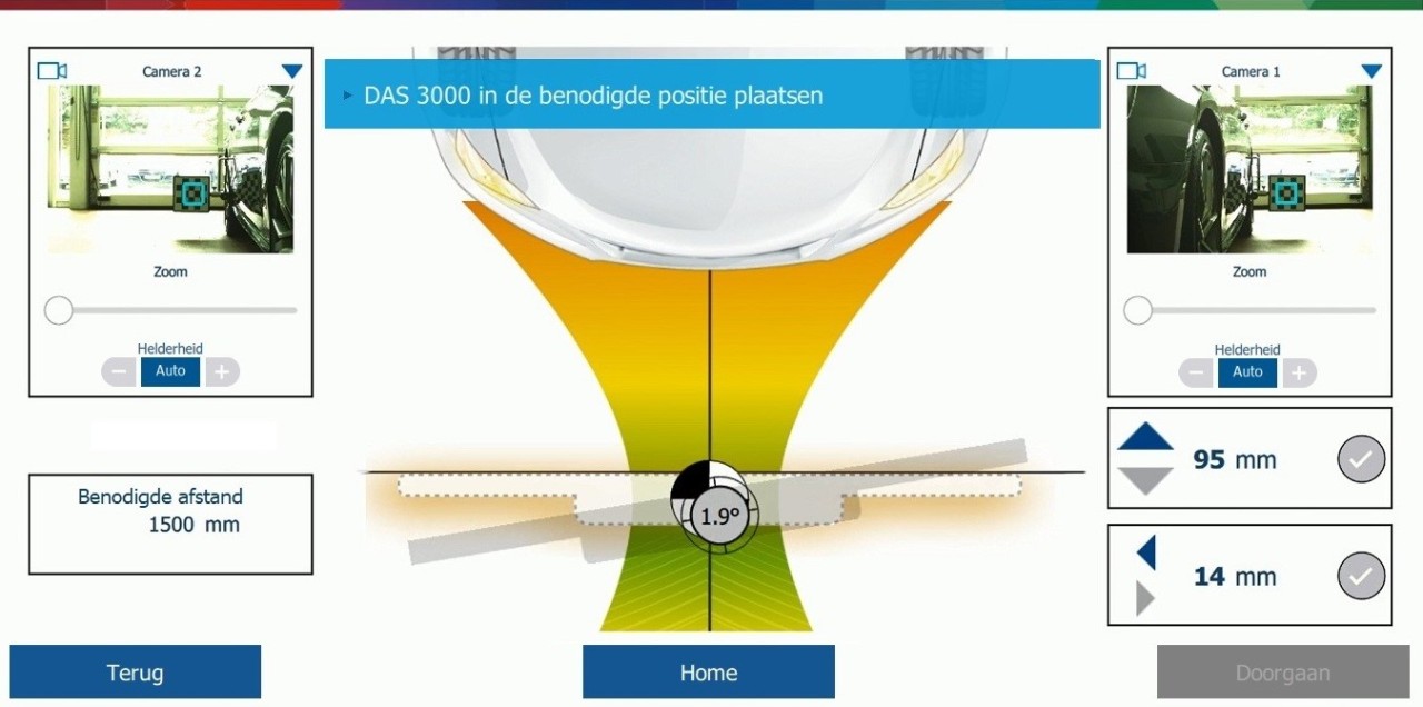 Innovations dans le dispositif de calibration ADAS caméras et radars