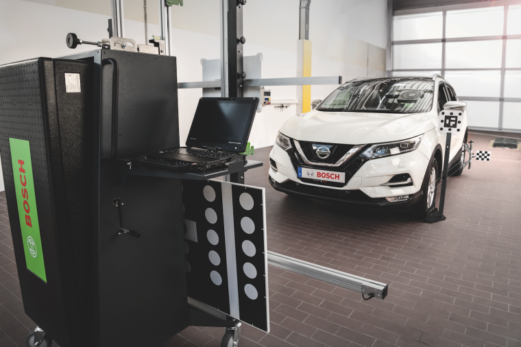 Dispositif de calibration ADAS caméras et radars Bosch DAS 3000 Bosch