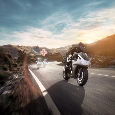 L'amélioration de la sécurité des motocyclistes est une préoccupation de Bosch d ...