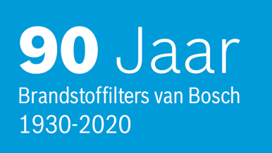 90 jaar brandstoffilters van Bosch