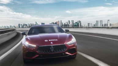 The new Bosch highway assist system installed on the Maserati 2018 range