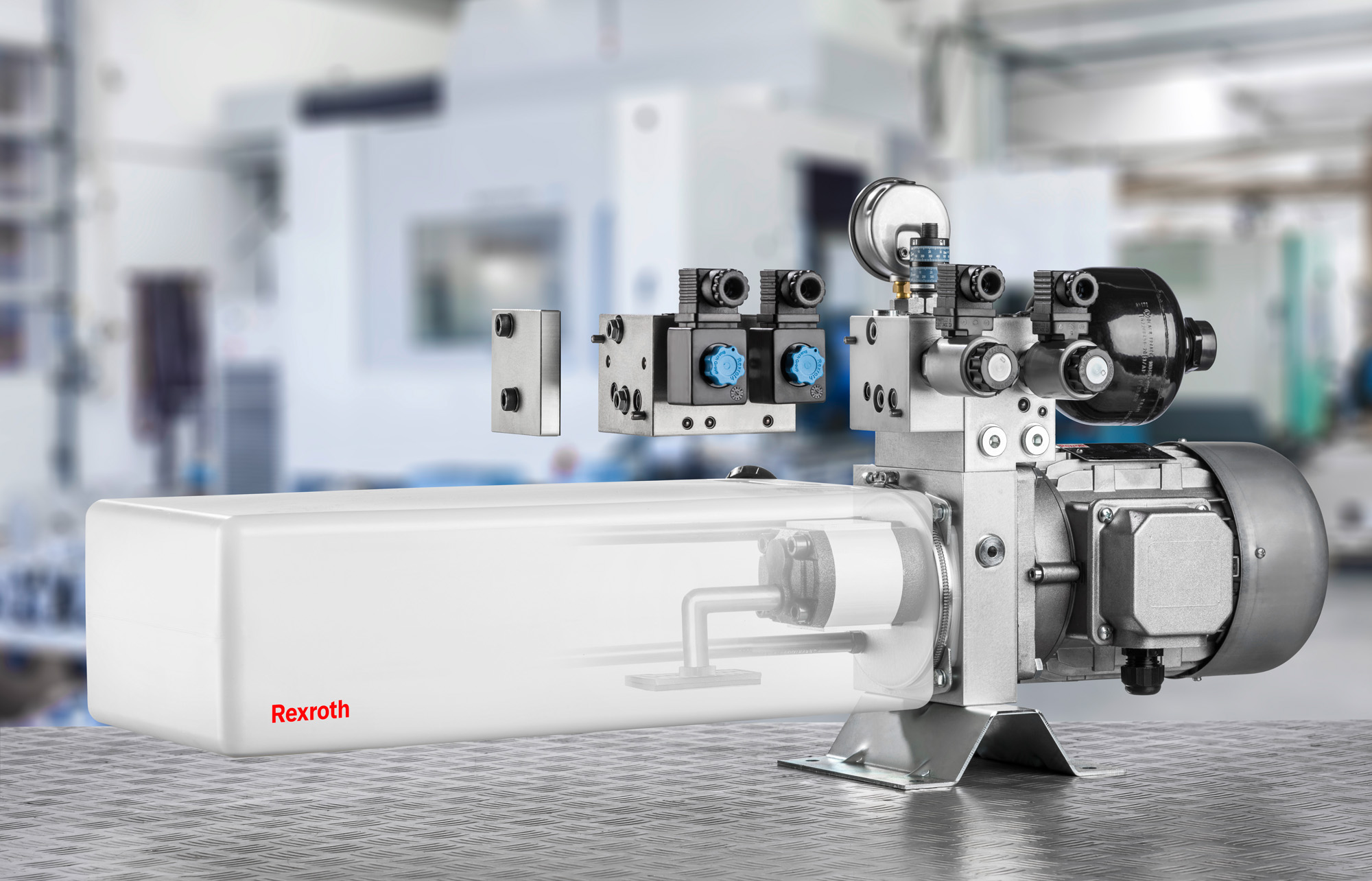 Unidade hidráulica compacta Rexroth 