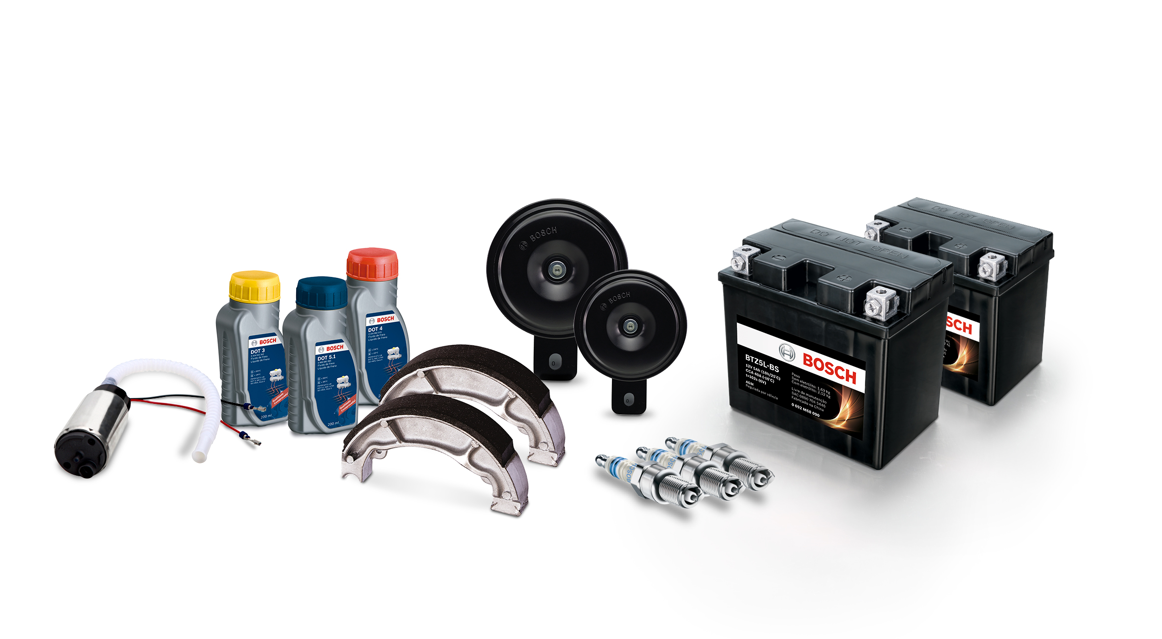 Produtos Bosch para o sotor duas rodas 