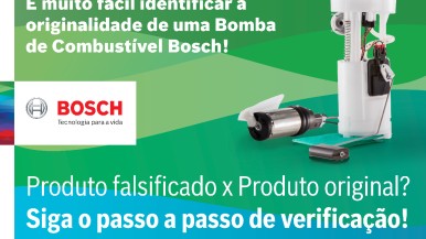 Bosch desenvolve canais para identificação de originalidade de bomba de combustível