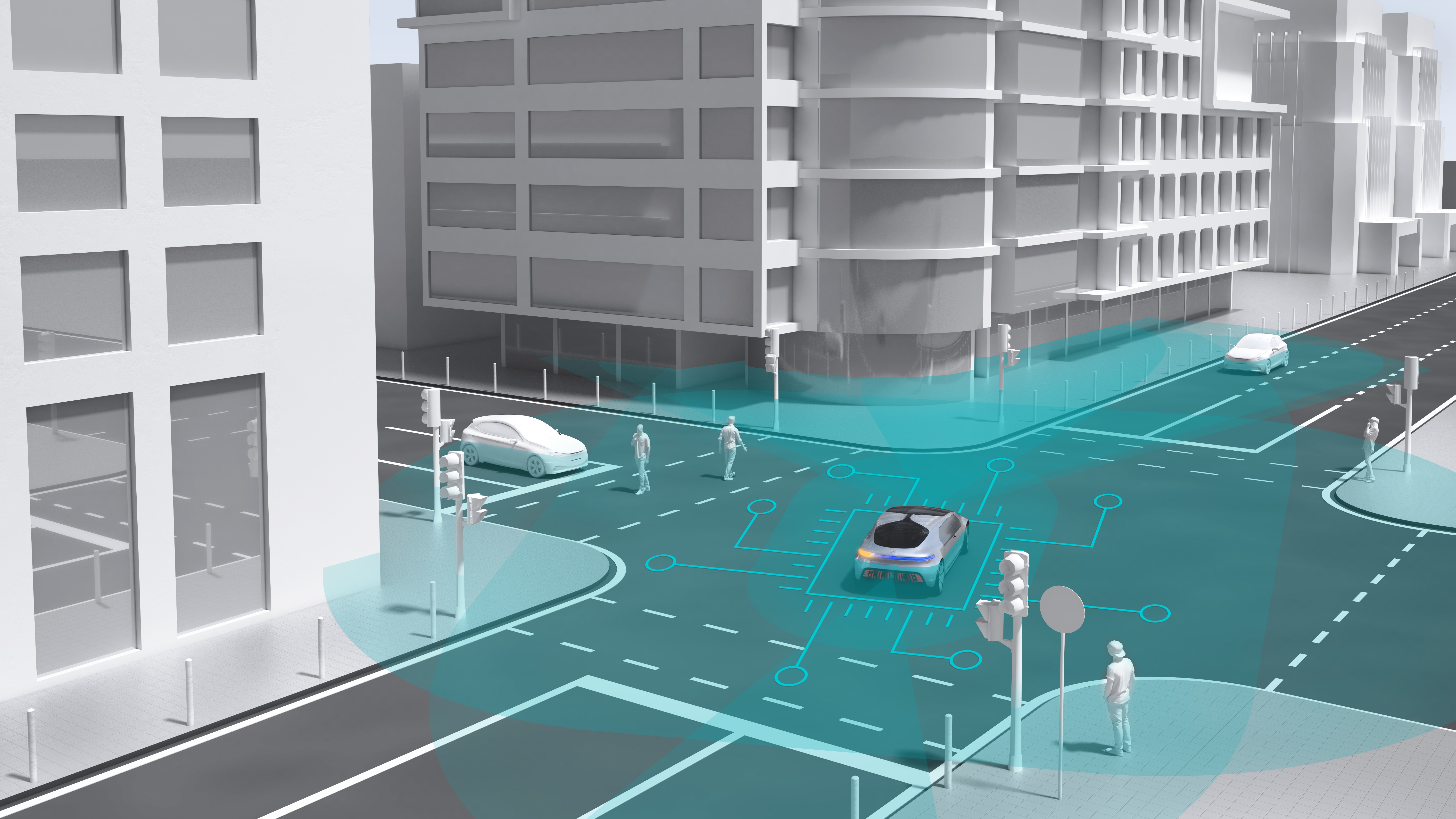 Automatizované řízení ve městě: Bosch a Daimler sází na AI platformu od Nvidia