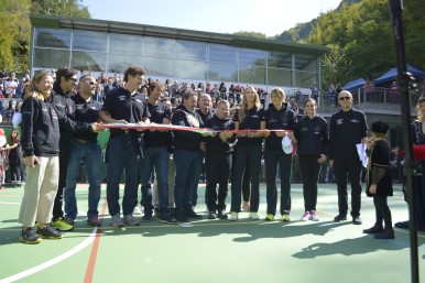 Solidarietà dei collaboratori Bosch: Bosch inaugura il Playground ad Acquasanta Terme