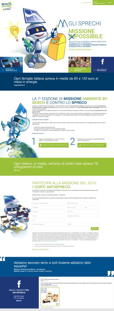 CSR Gruppo Bosch Italia: Missione Ambiente by Bosch - 7° edizione