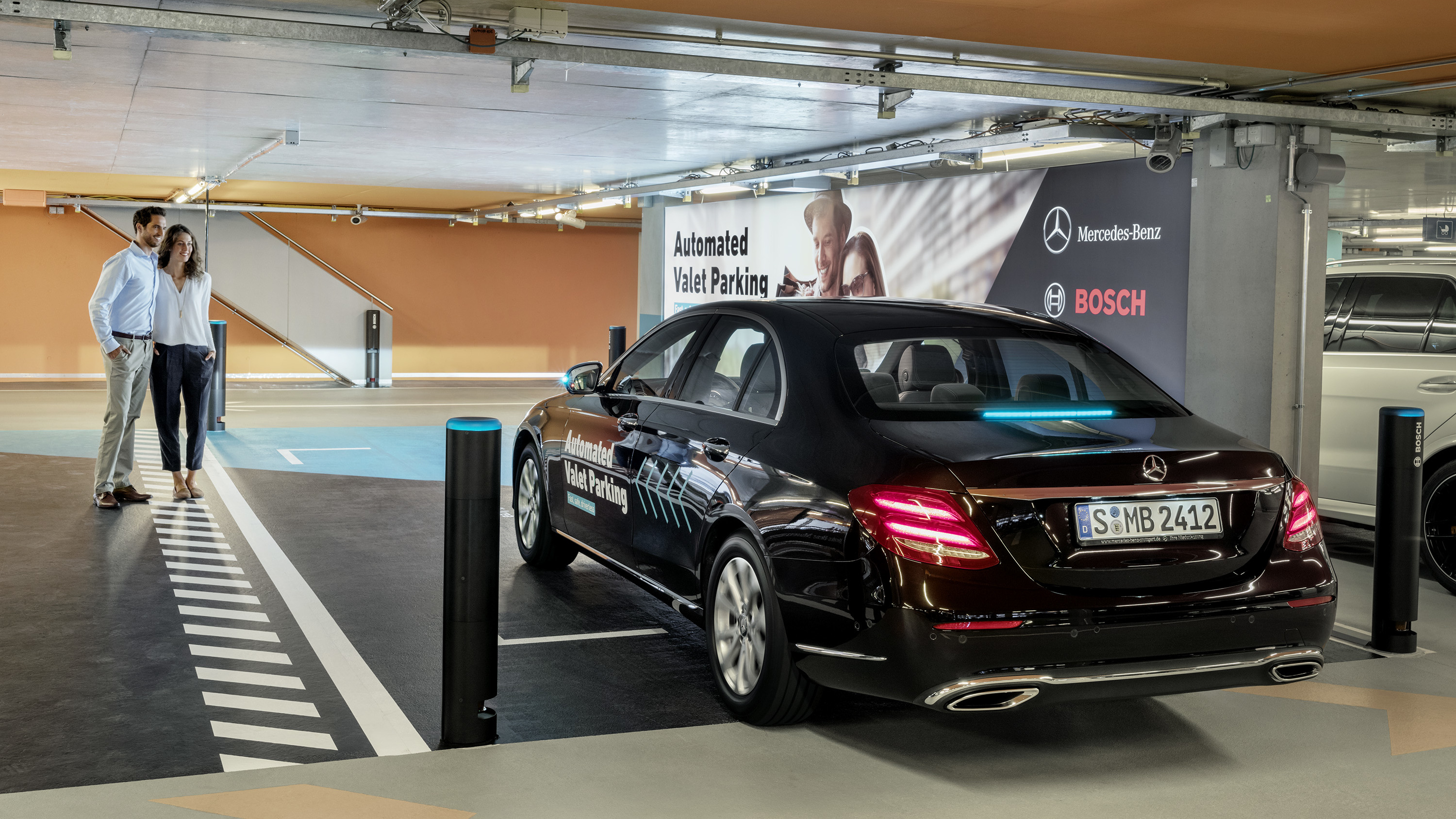 Anteprima mondiale: Bosch e Daimler ottengono l'approvazione per il parcheggio autonomo senza supervisione