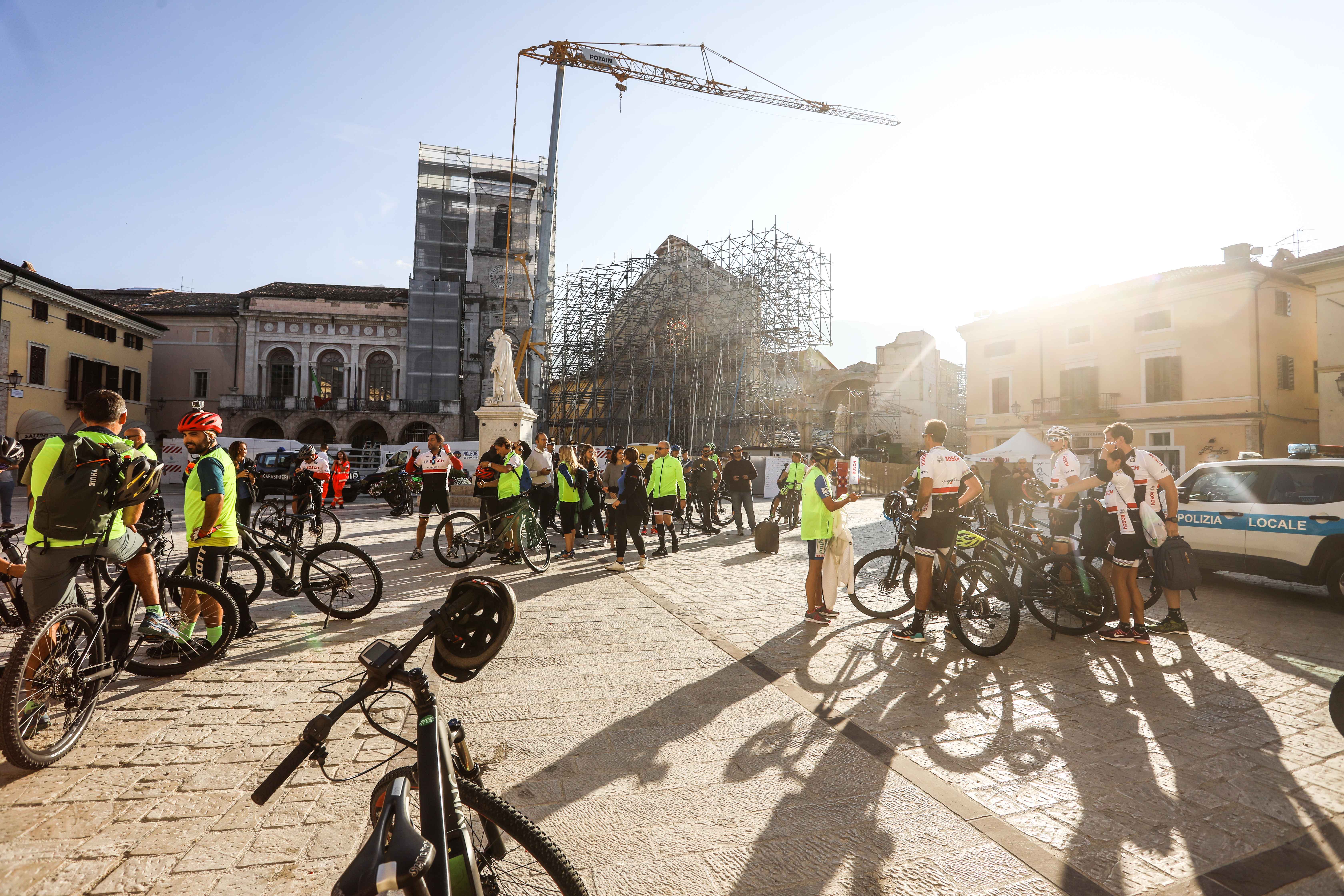 Bosch torna nelle zone terremotate: in eBike per riscoprire il territorio