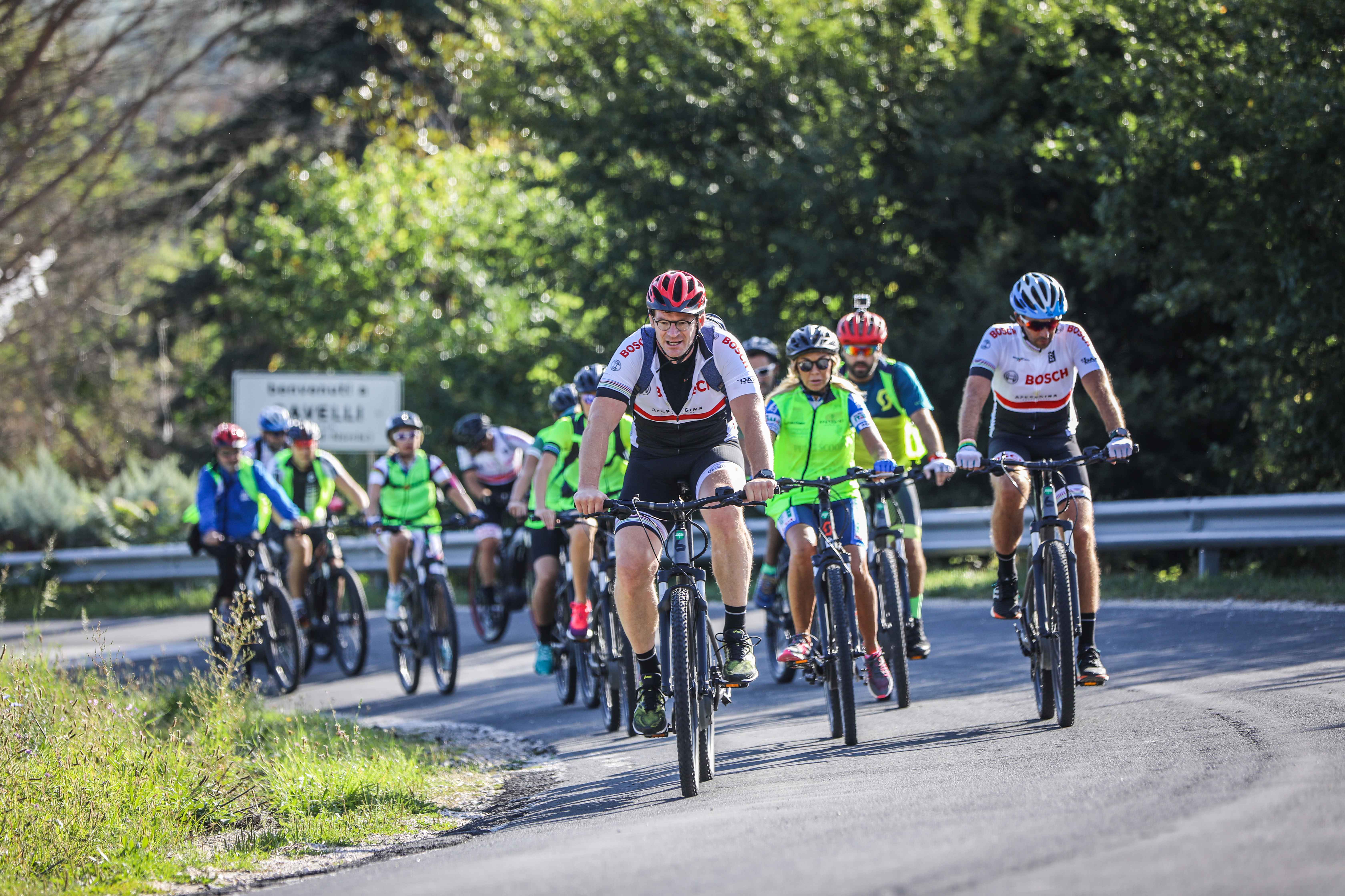 Bosch torna nelle zone terremotate: in eBike per riscoprire il territorio