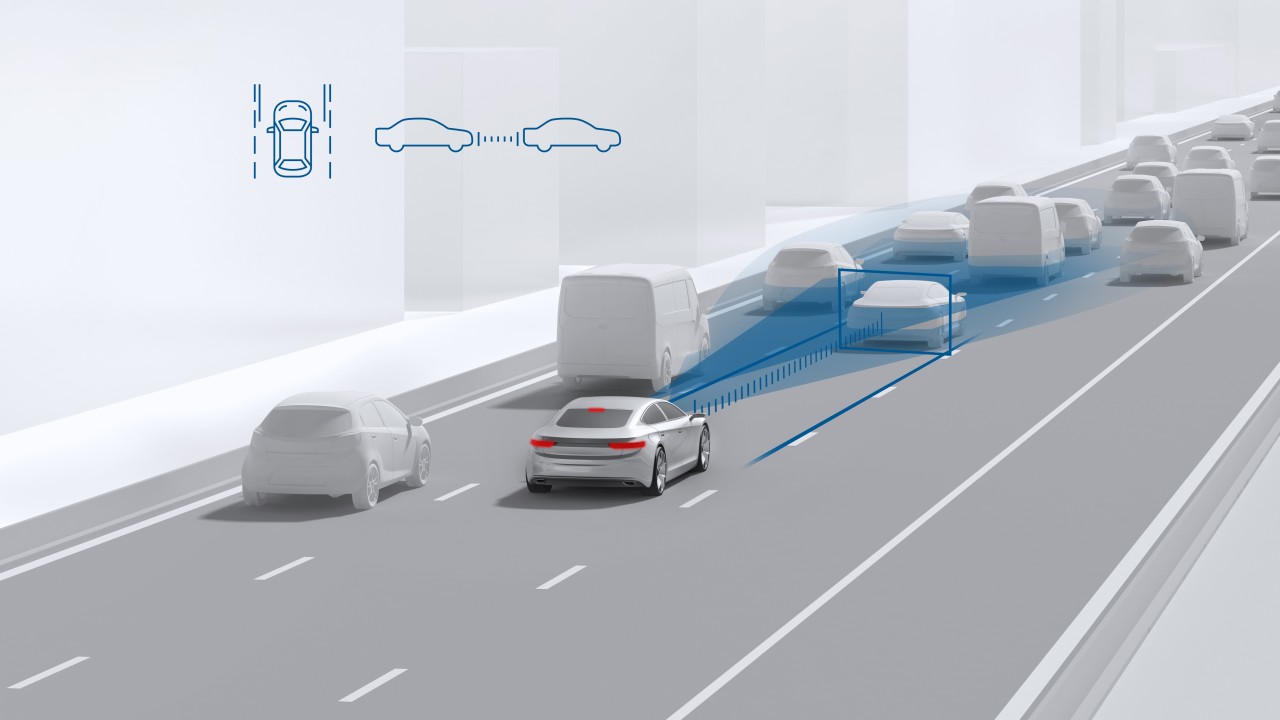 Bosch-analyse: rijhulpsystemen zetten sterke opmars verder