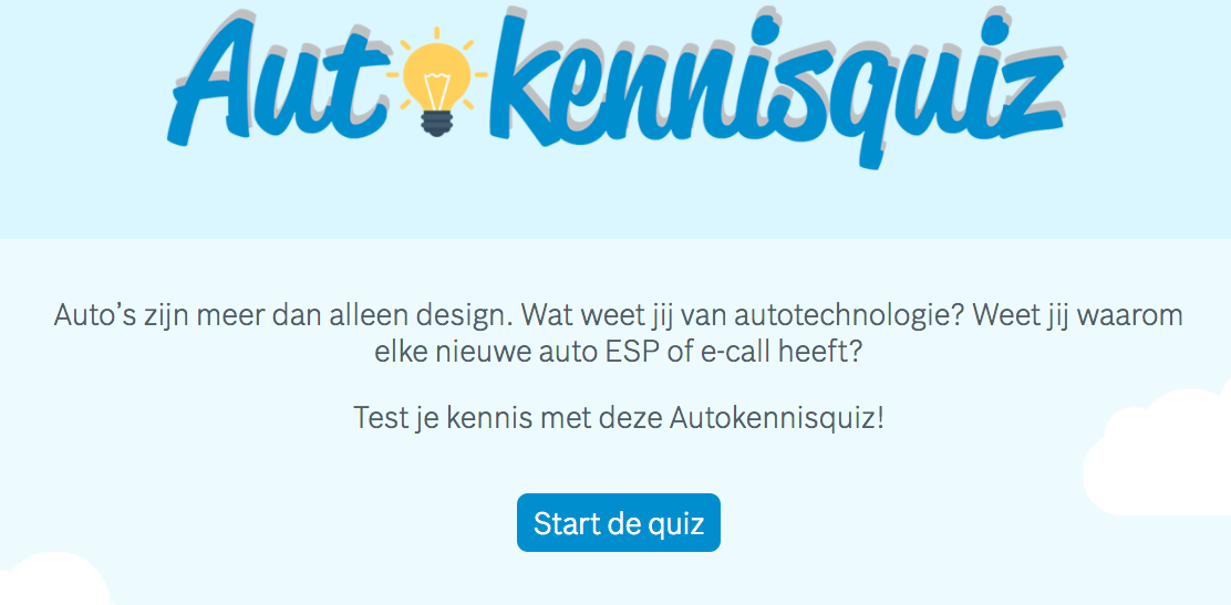 Test je kennis en doe de Autokennisquiz