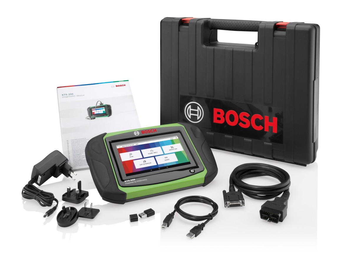 KTS 250 van Bosch allinone diagnosetester voor iedere werkplaats