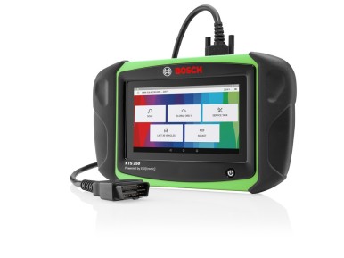 Nieuwe, compacte diagnosetester KTS 250 van Bosch voor mobiele en snelle stuurap ...