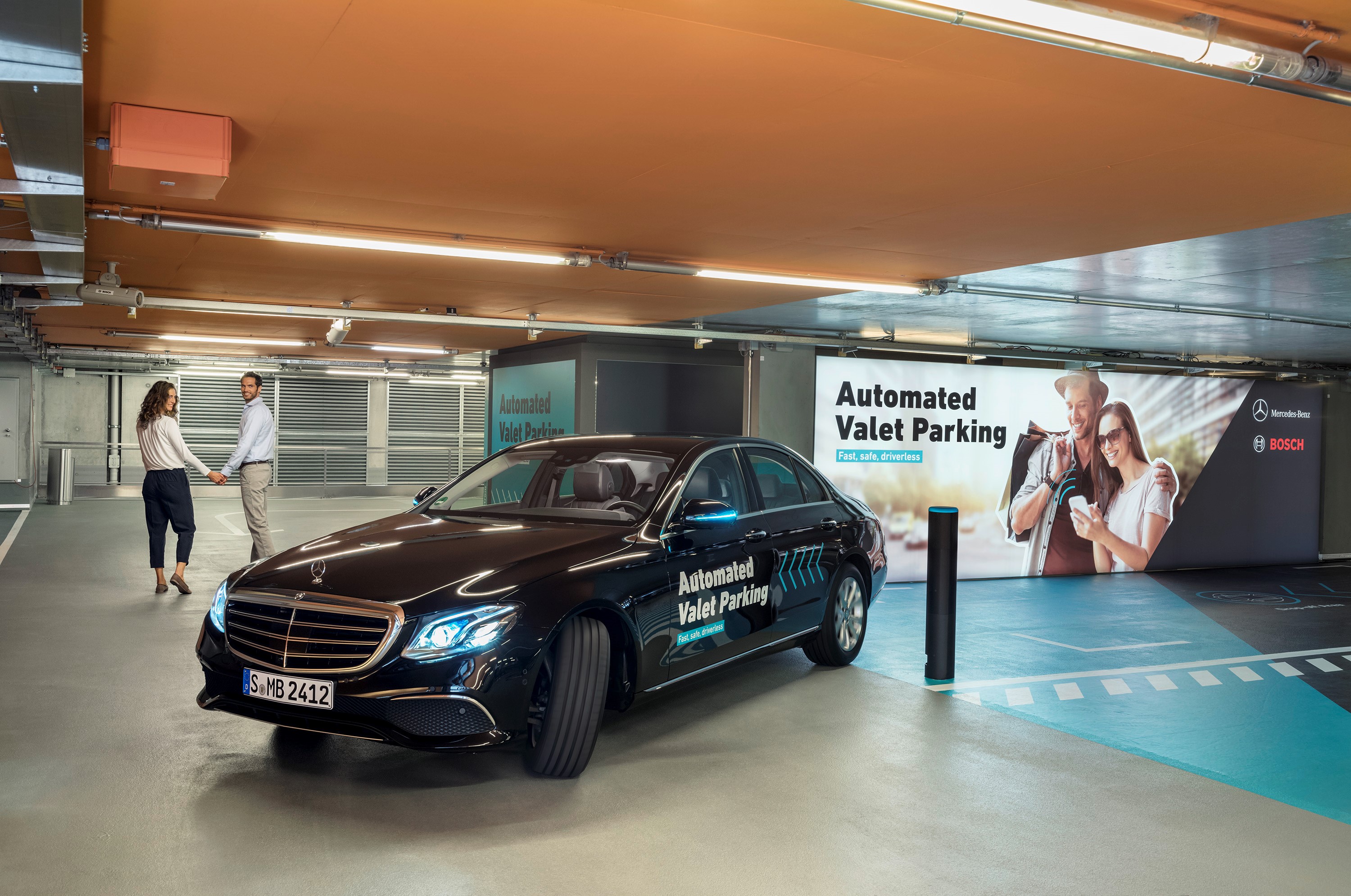 World first: Bosch and Daimler obtain approval for driverless parking without human supervision