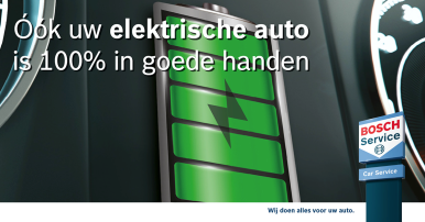 Bosch Car Service onderhoudt en repareert ook alle merken elektrische auto’s